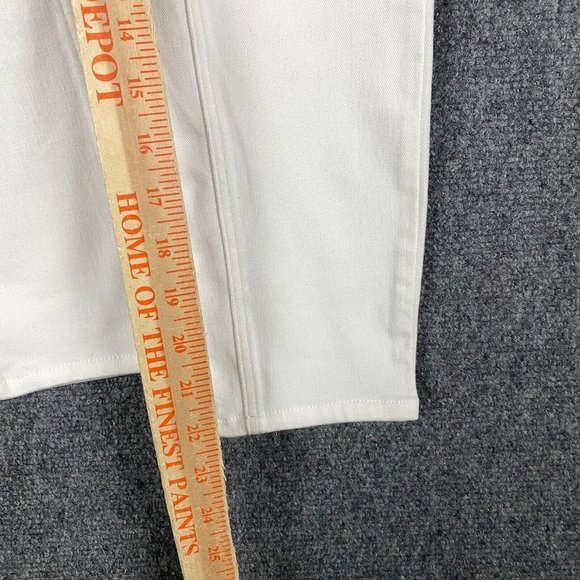Uniqlo Jeans Women's Medium Jegging Pull On Stretch White M - Picture 5 of 8